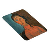 Girl with Pigtails, c.1918 (olie op doek) Magneet (Rechterzijde)