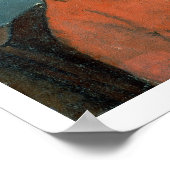 Girl with Pigtails, c.1918 (olie op doek) Poster (Hoek)