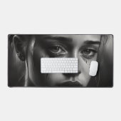 Girl with tears bureaumat (Keyboard & Muis)