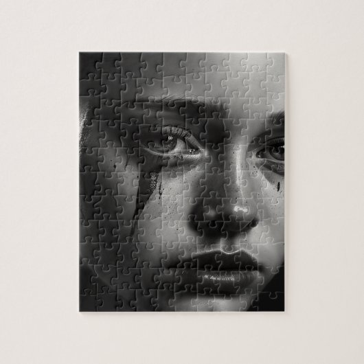 Girl with tears legpuzzel (Verticaal)