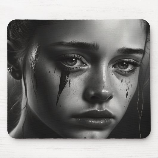 Girl with tears muismat (Voorkant)