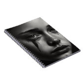 Girl with tears notitieboek (Rechterzijde)