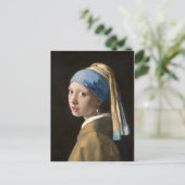 Girl with the pearl earring - Johannes Vermeer Briefkaart (Staand voorkant)