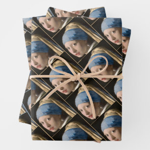 Girl with the pearl earring - Johannes Vermeer Inpakpapier Vel