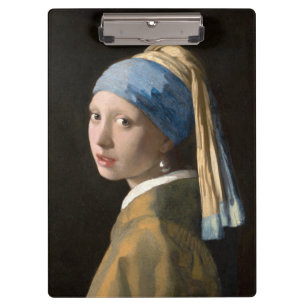 Girl with the pearl earring - Johannes Vermeer Klembord