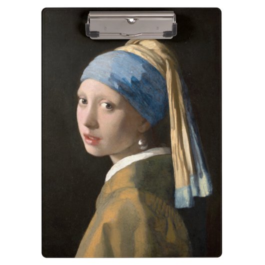 Girl with the pearl earring - Johannes Vermeer Klembord (Voorkant)