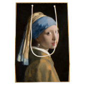 Girl with the pearl earring - Johannes Vermeer Medium Cadeauzakje (Achterkant)