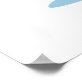 Girl with Umbrella in Rain Kids Rainy Day Poster (Hoek)