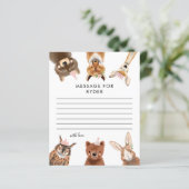 Girl Woodland Birthday Party Time Capsule (Staand voorkant)