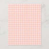 Girl Woodland Birthday Party Time Capsule (Achterkant)