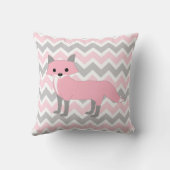 Girl Woodland dierslaapkamer decor + naam Kussen (Achterkant)