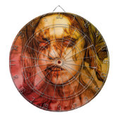 Girl zombie darts Dartboard Dartbord (Voorkant)
