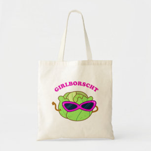 Girlborscht Fabulous Vegetable Pun Canvas tas