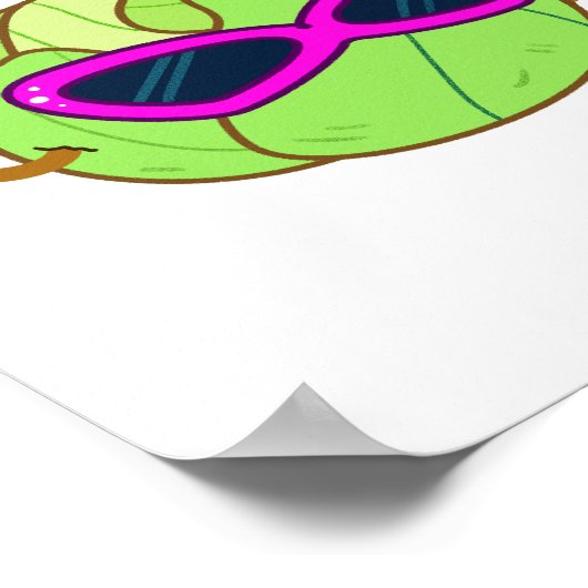 Girlborscht Fabulous Vegetable Pun Poster (Hoek)