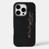 Girlboss Empowerment Gift - Persoonlijke naam Case-Mate iPhone Case (Achterkant)