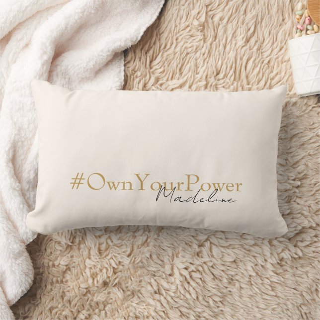 Girlboss Empowerment Gift - Persoonlijke naam Kussen (Deken)