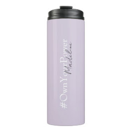 Girlboss Empowerment Gift - Persoonlijke naam - Thermosbeker