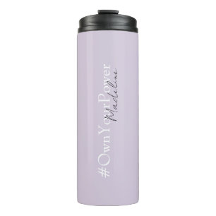 Girlboss Empowerment Gift - Persoonlijke naam - Thermosbeker