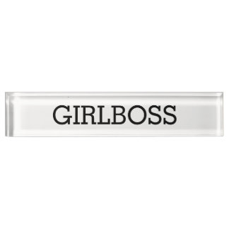 GIRLBOSS NamePlate Naambordje