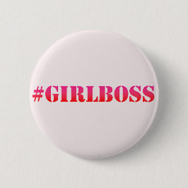 #GirlBoss - roze - Fun quote Button