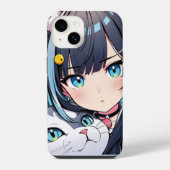 GirlCat PhoneCase iPhone Hoesje (Achterkant)