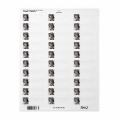 GirlFace 1 Etiket (Full Sheet)