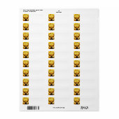 GirlFace 4 Etiket (Full Sheet)