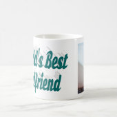Girlfriend foto groene typografie koffiemok (Center)