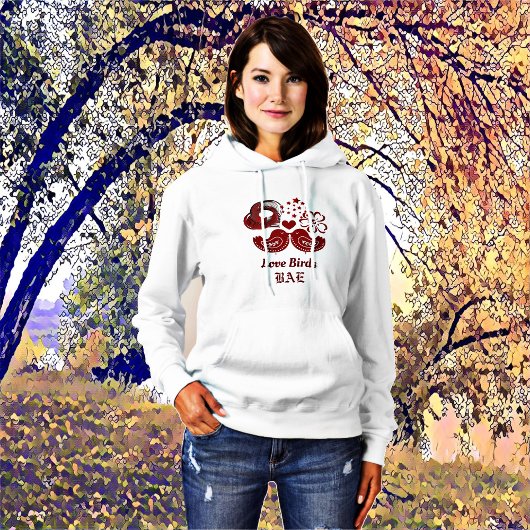 Girlfriend Love Birds BAE Sweetheart Classic Hoodie