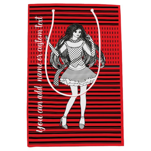 girlfriend medium cadeauzakje (Voorkant)