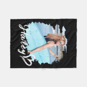 Girlfriend Nge Heart Simple Modern Cool Photo  Fleece Deken (Voorkant (Horizontaal))