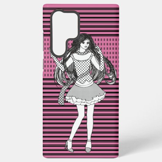 girlfriend samsung galaxy hoesje (Achterkant)