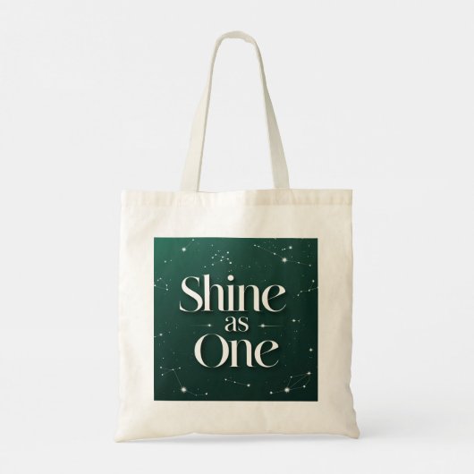 Girlfriends’ Emerald Glow Tote Bag (Achterkant)