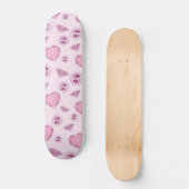 Girlie Bling Persoonlijk Skateboard (Voorkant)