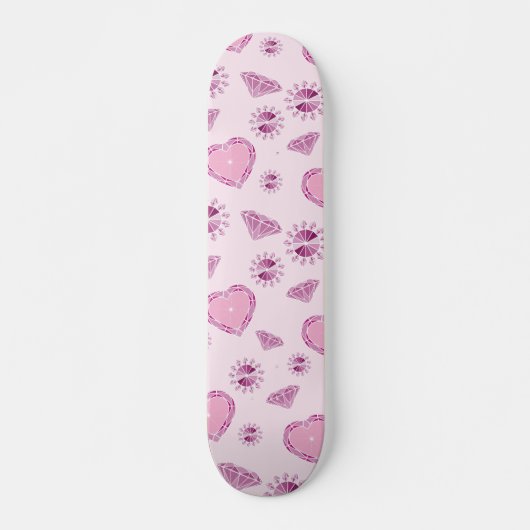 Girlie Bling Persoonlijk Skateboard (Voorkant)