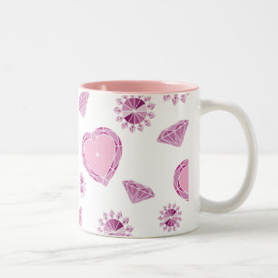 Girlie Bling Tweekleurige Koffiemok