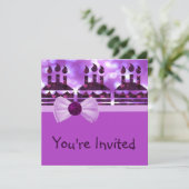 Girlie Bokeh Birthday Cake Gemstone Kaart (Staand voorkant)