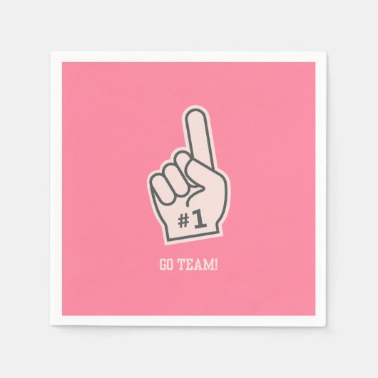 Girlie Football servet (Voorkant)