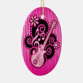 Girlie Guitar Keramisch Ornament (Rechts)
