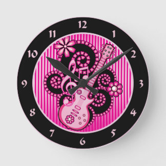 Girlie Guitar Ronde Klok