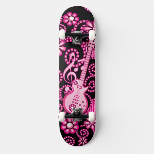 Girlie Guitar Skateboard (Voorkant)