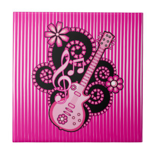 Girlie Guitar Tegeltje