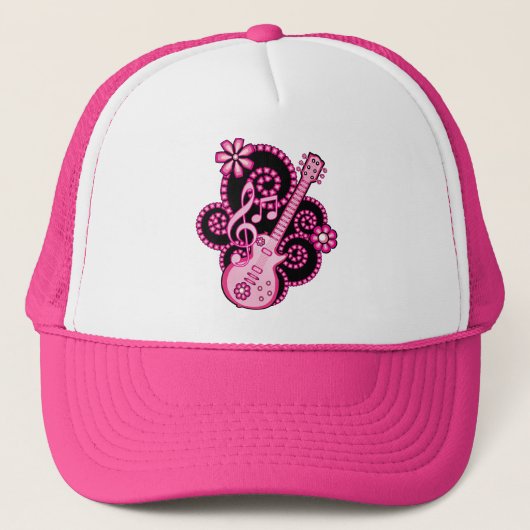 Girlie Guitar Trucker Pet (Voorkant)