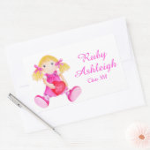Girlie pop kunst kinder school boek stickers (Envelop)