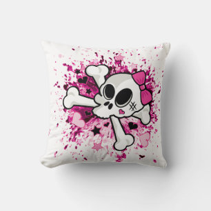 Girlie Skull Kussen
