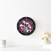 Girlie Skull Ronde Klok (Huis)