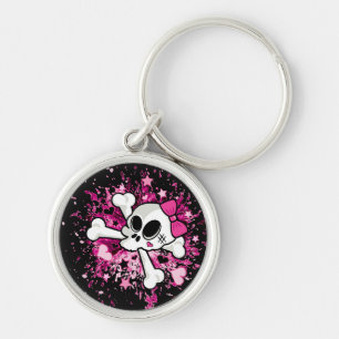 Girlie Skull Sleutelhanger