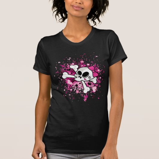 Girlie Skull T-shirt (Voorkant)