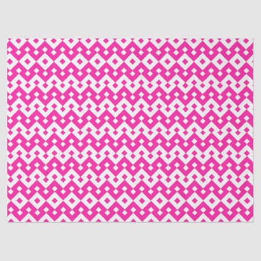 Girlie Snoep Pink en White Tissue Paper Sheet Tissuepapier (Voorkant)