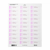 Girlie Swirlie Etiket (Full Sheet)